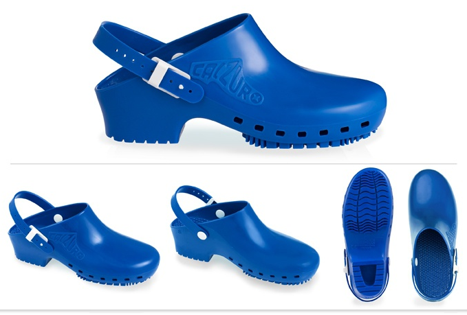 Zueco Calzuro S Azulino  44-45  c_soporte talón, s_perforaciones