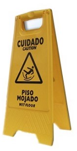Aviso Piso Humedo Amarillo