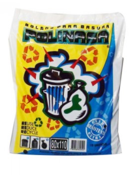 [10010036] Bolsa Basura 80X110 10Uni Genérica Rollo