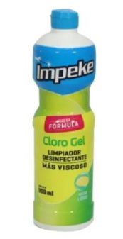 Cloro Gel 900Ml Impeke Aroma Limon