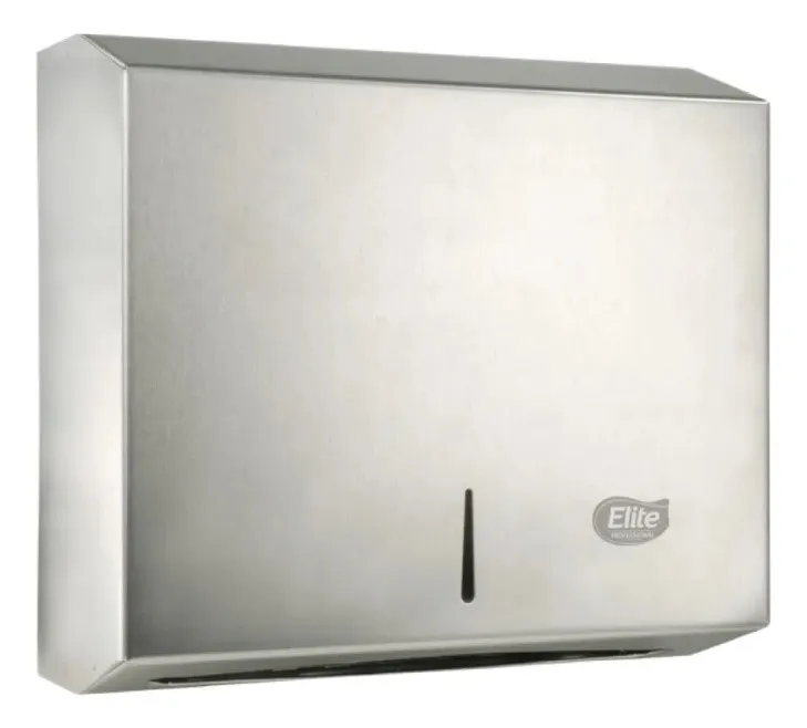 Dispensador Toalla Interfoliada Acero Inox Elite 