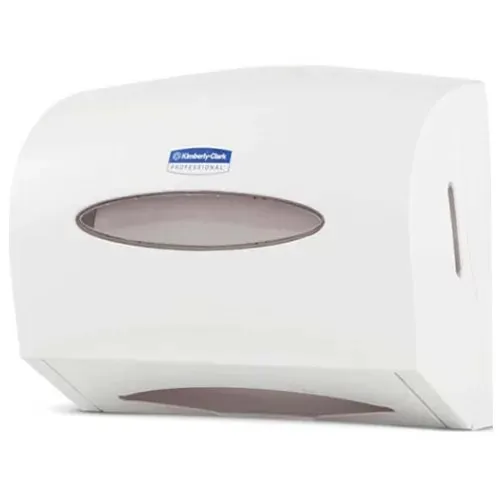 Dispensador Toalla Interfoliada Con Ventana Kimberly Bco