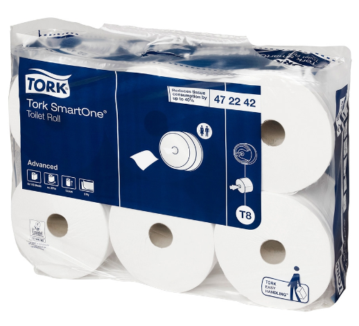 Higienico Tork Smartone 6X207Mt 1150Cortes Dh