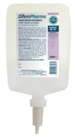 Jabon Neutro Balsamico Difem Pharma 800Cc (Recarga)