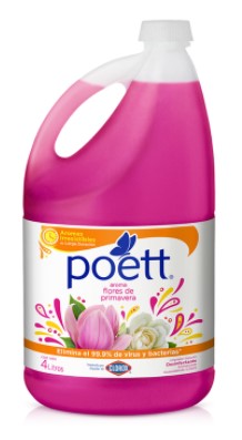 Limpiador De Piso Poett 4Lts Primavera Floral