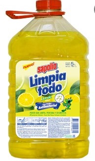 Limpiador De Piso Sapolio 5Lts Limon