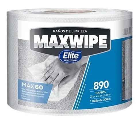 Maxwipe Elite Max60 Bobina 300Mts 890Paños