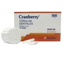 Torulas Dentales 10Mm Cramberry 50Uni