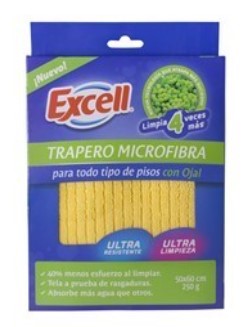 Trapero Microfibra Excell 50X60 Amarillo