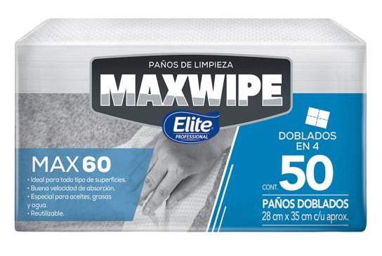 MAXWIPE MAX60 50HJ DOBLADO PAQUETE