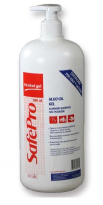 ALCOHOL GEL SAFEPRO 1 LT 70%