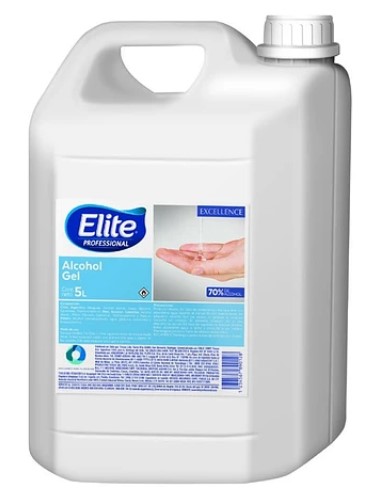 Alcohol Gel 5Lts Elite  70%