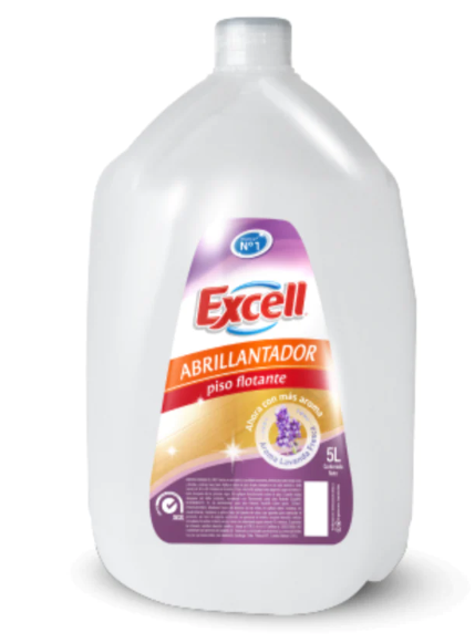 Abrillantador Piso Flotante 5 lt Excell
