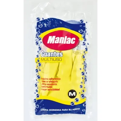 [10010687] Guante Aseo Amarillo Talla M Manlac