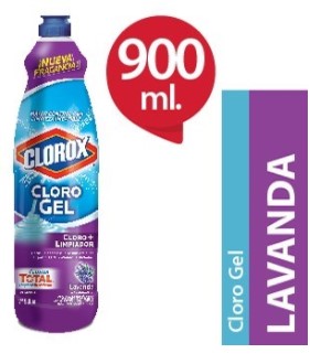 Cloro Gel 900Ml Clorox Lavanda