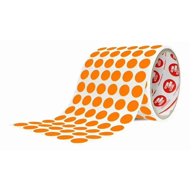 [10010807] Etiqueta Adhesiva  Circular S/B 13Mm B3 Naranjo