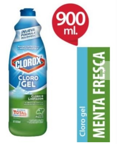 [10010731] Cloro Gel 900Ml Clorox Menta