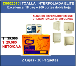 [30022010] [30022010] TOALLA  INTERFOLIADA ELITE