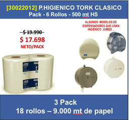 [30022012] P.HIGIENICO TORK CLASICO