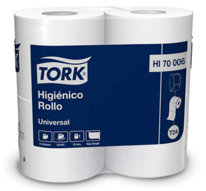 [10010887] P.Higiénico  Tork 1 hj , 32 rollos x 100 mt