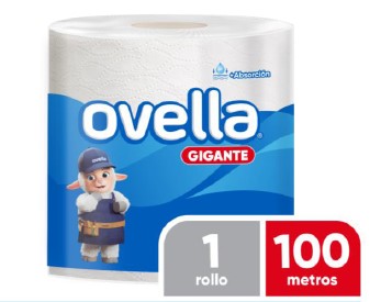 [10010941] Toalla papel Ovella gigante 6 rollos x 100 mt  HS