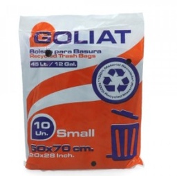 [10010028] Bolsa Basura Negra 50X70Cm 10Un Goliat