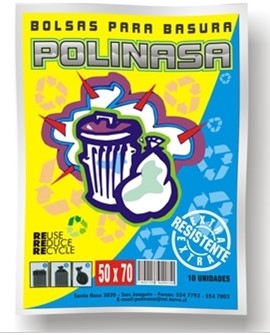 [10010029] Bolsa Basura Negra 50X70Cm 10Un Pls