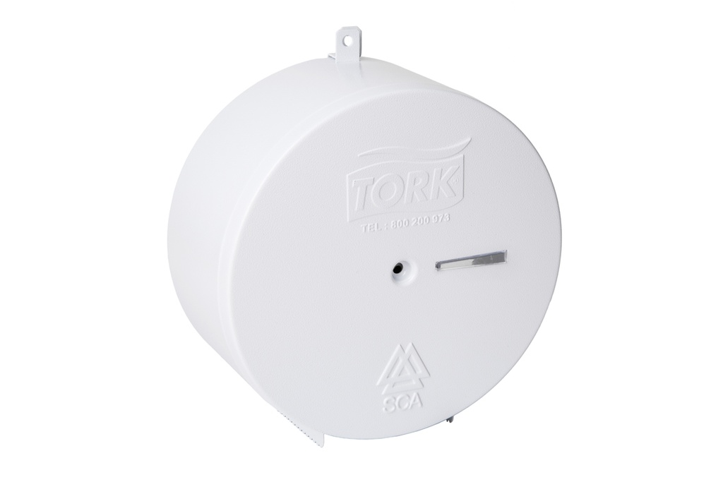 [10010095] Dispensador Higienico Jumbo Metalico Blanco Tork 