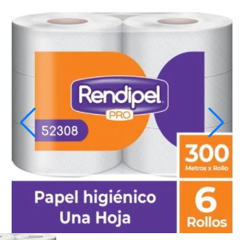 [10010195] Higienico Jumbo Rendipel 6X300Mts Hs