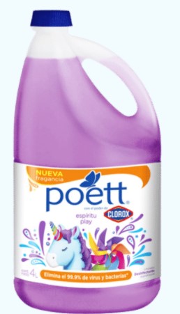 [10010226] Limpiador De Piso Poett 4Lts Espiritu Joven