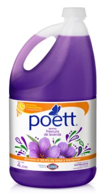 [10010227] Limpiador De Piso Poett 4Lts Lavanda