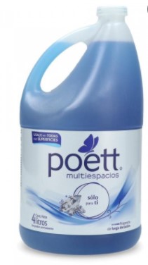 [10010229] Limpiador De Piso Poett 4Lts Solo Para Ti