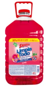 [10010231] Limpiador De Piso Sapolio 5Lts Rosas