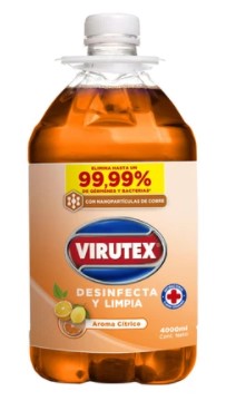 [10010232] Limpiador De Piso Virutex 4Lts Nanoparticulas Cobre Citrico
