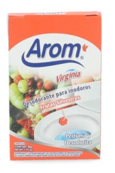 [10010278] Pastilla Con Gancho Para Wc Virginia 40G Frutas Silvestre