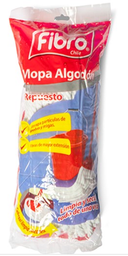 [10010290] Mopa Humeda Domestica Algodon Fibro 200Gr 