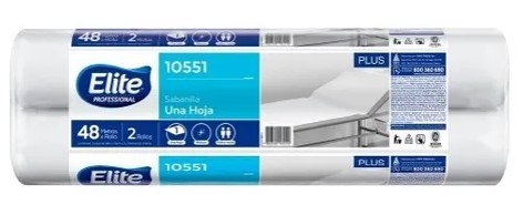 [10010302] Sabanilla Elite Plus 1 Hoja 2 rollos - 48mt