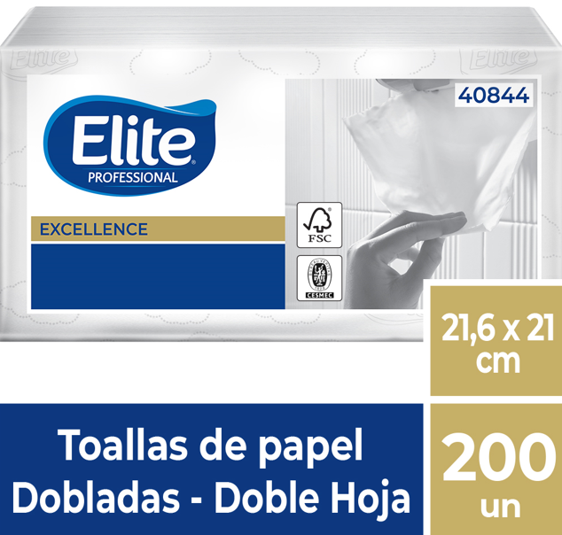 [10010327] Toalla Interfoliada Elite Excellence 18 Paq - 200Un 2Hj