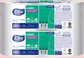 [10010340] Toalla Jumbo Elite Clásica 2 Rollos -250Mts 1 Hj