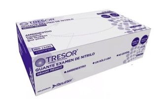 [10010368] Guante Nitrilo Talla M Cobalto Tresor S/P 100Un