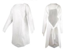 [10010573] Pechera 10 Uni Blanca C/Ojal C/Amarra Dps