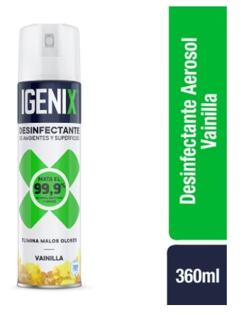 [10010578] Aerosol Desinfectante Igenix 480Cc Vainilla