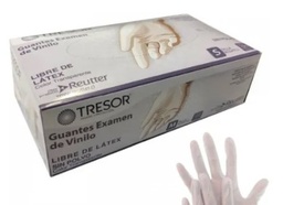 [10010598] Guante Vinilo Talla S Tresor S/P Bco Reutt
