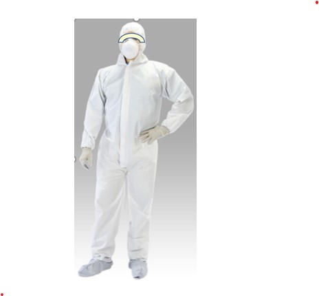 [10010600] Overol Blanco Desechable L