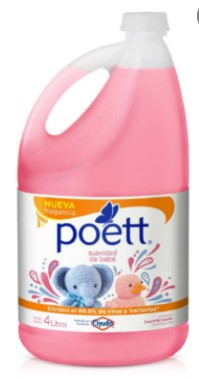 [10010603] Limpiador De Piso Poett 4Lts Bebe