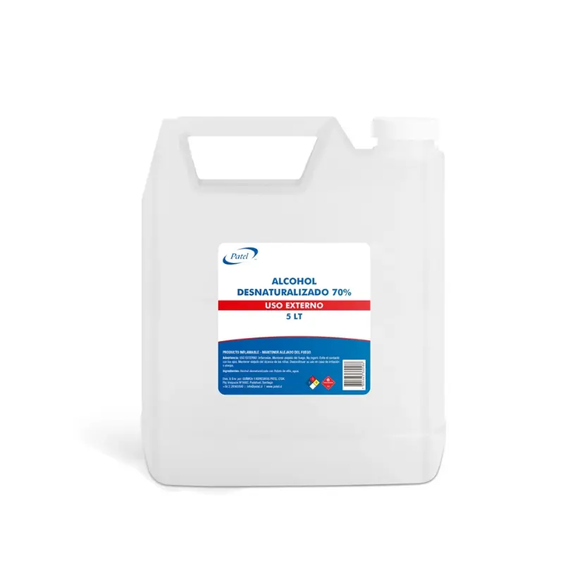 [10010626] Alcohol Desnaturalizado 5 Lt 70º Patel