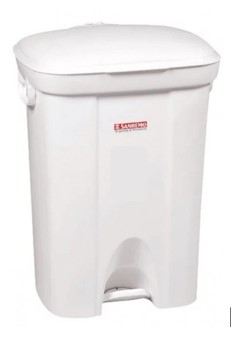 [10010679] Basurero Redondo 17Lt Plastico Blanco