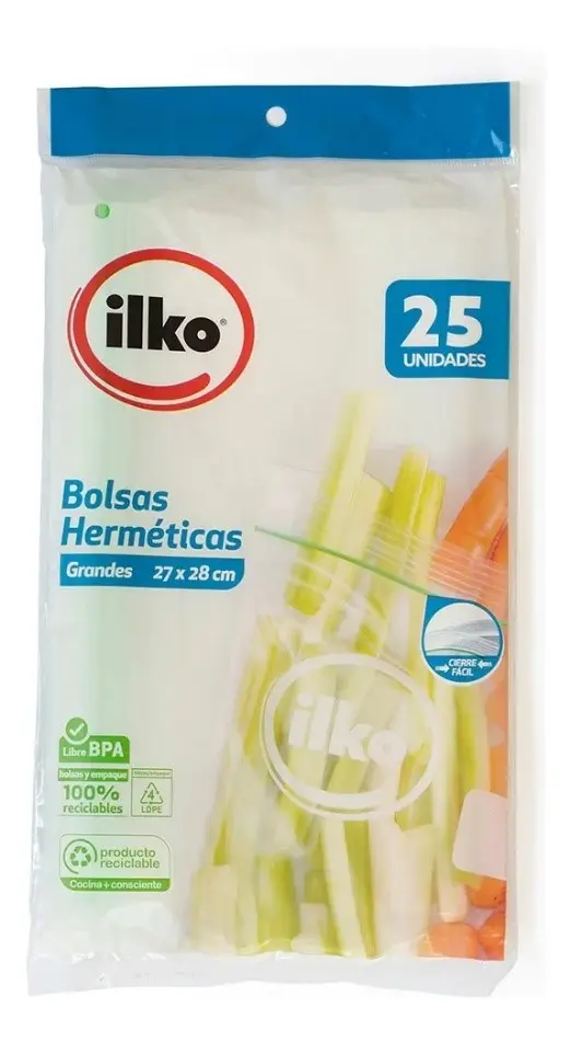 [10010684] Bolsa Hermetica Ilko 27X28 25Un