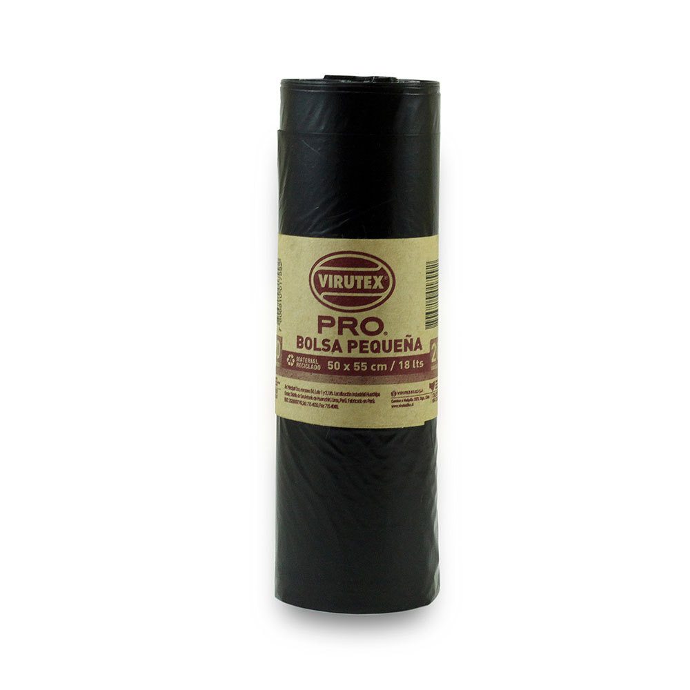 [10010689] Bolsa Basura Negra 50X55Cm  Vtx Pro 20Un
